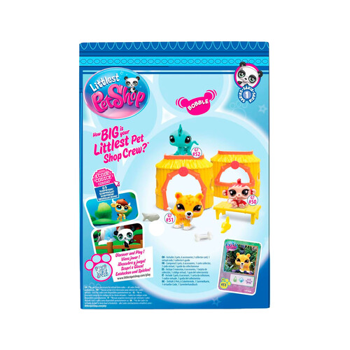 Tiki Jungle Set de 3 mascotas + accesorios LITTLEST PET SHOP +4 años.