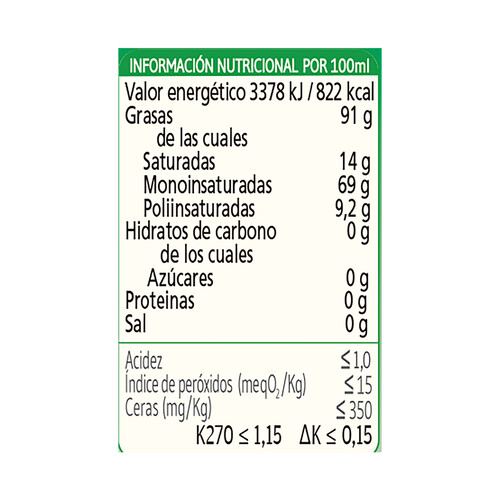 SAETA Aceite de oliva intenso 1 l.