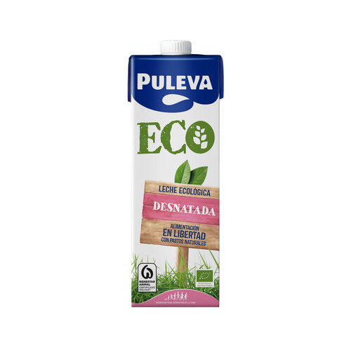 PULEVA Eco Leche desnatada  1 l.