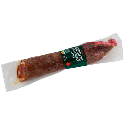 AUCHAN Chorizo cular ibérico extra, envasado al vacio 450 g. Producto Alcampo