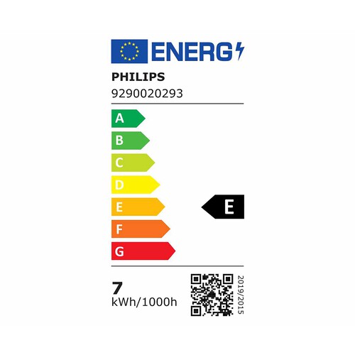 Bombilla Led E27, 6,5W=60W, luz neutra 4000K, 806lm, PHILIPS.