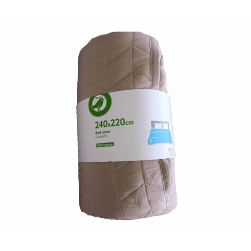 Colcha de microfibra para cama doble, 240x220cm. ACTUEL