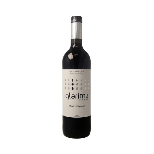 GLÁRIMA  Vino tinto con D.O. Somontano botella 75 cl.