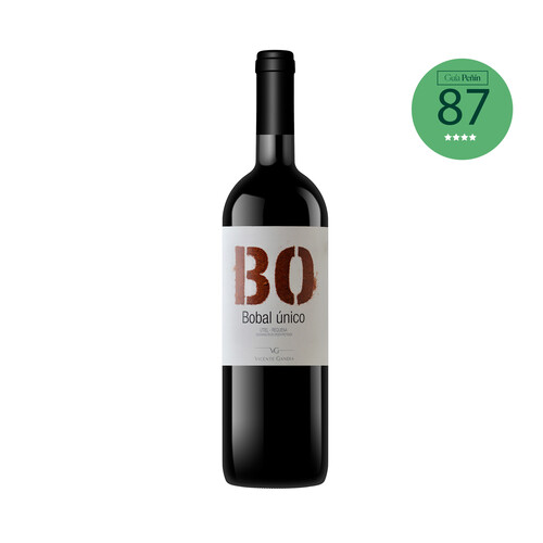 BO BOBAL Único Vino tinto con D.O. Utiel - Requena botella 75 cl.