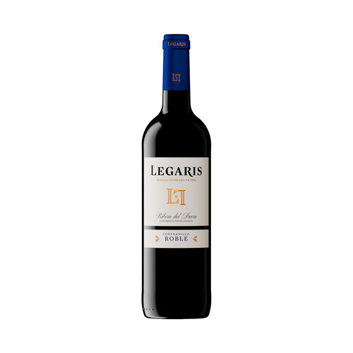 LEGARIS Vino tinto roble con D.O. Ribera del Duero botella 75 cl.