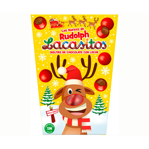 LACASITOS Grajea chocolate lacasitos narices de rudolph 65 g