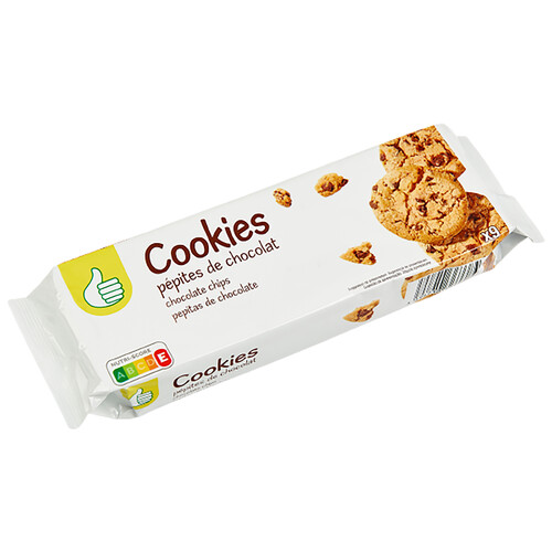 PRODUCTO ECONÓMICO ALCAMPO Galletas cookies con pepitas de chocolate 200 g.