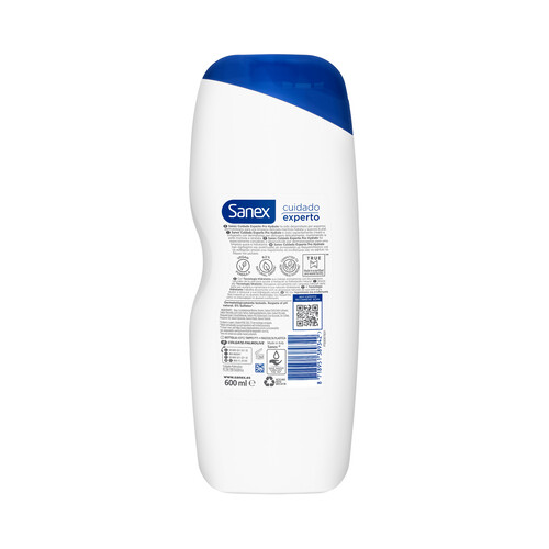 SANEX Cuidado experto Pro Hydrate  Gel hidratante para ducha o baño, para pieles muy secas 600 ml.