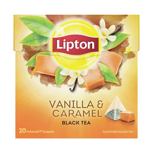 Té de vainilla y caramelo LIPTON 20 uds. de 1,7 gr,