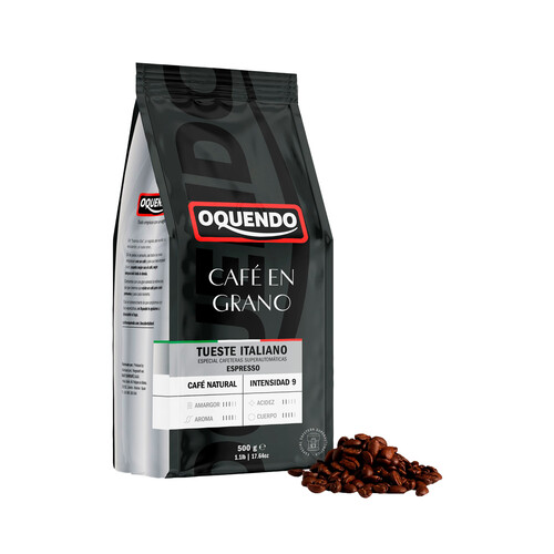 OQUENDO Café grano natural espresso italiano oquendo 500 gr.