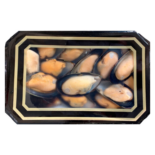 MARVALMAR Mejillones cocidos con media concha 250 g.