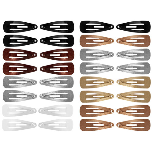 COSMIA Pasadores de pelo de hierro, de 4 colores diferentes COSMIA 16 uds.