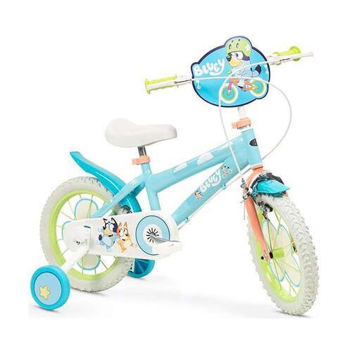 Bicicleta 14 para 4 o 6 años de edad, BLUEY