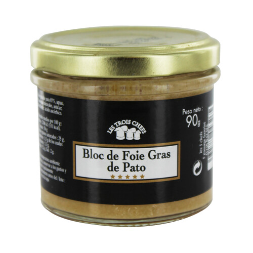 LES TROIS CHEFS Foie Gras de pato LES TROIS CHEFS 90 g.