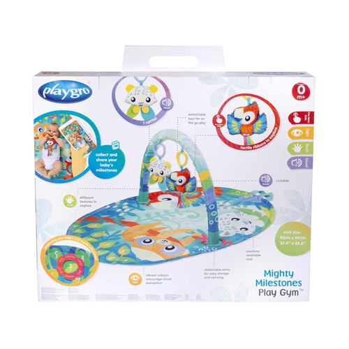 Manta de actividades para bebés Mighty Milestone, PLAYGRO.