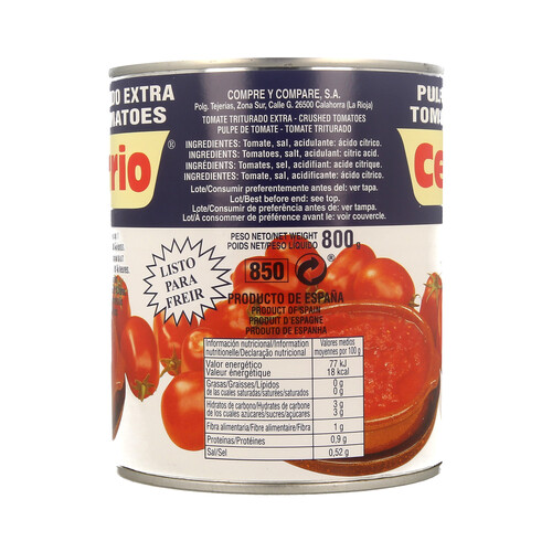 CELORRIO Tomate triturado 800 gr