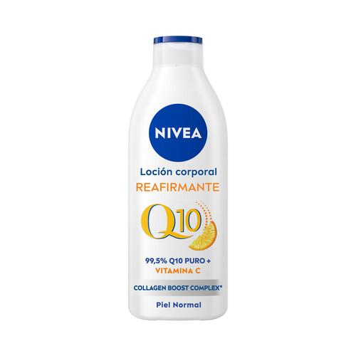 NIVEA Q10 Loción corporal (body milk) reafirmante, para pieles normales 250 ml.