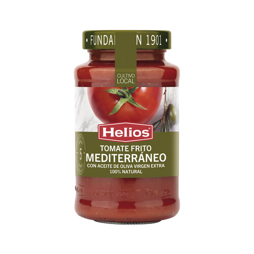 HELIOS Tomate frito Mediterráneo con aceite de oliva virgen extra frasco de 560 g.