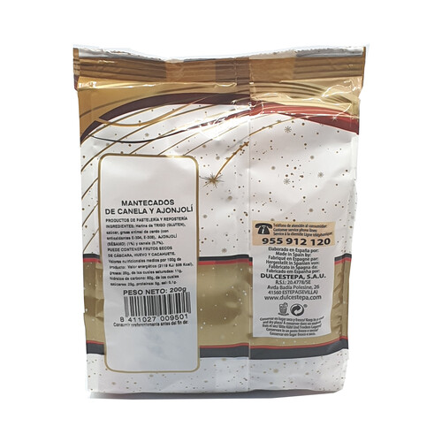 DULCESTEPA Mantecados de canela 200 g.