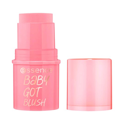 ESSENCE Baby got blush tono 10 Tickle me pink Colorete y bronceador en barra, textura cremosa.