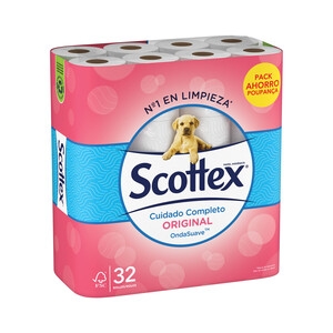 Papel higiénico scottex 16 rollos