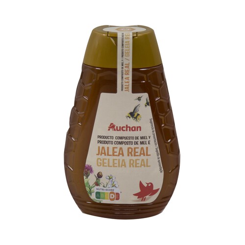 PRODUCTO ALCAMPO Miel con jalea real, con sistema anti goteo 350 g.