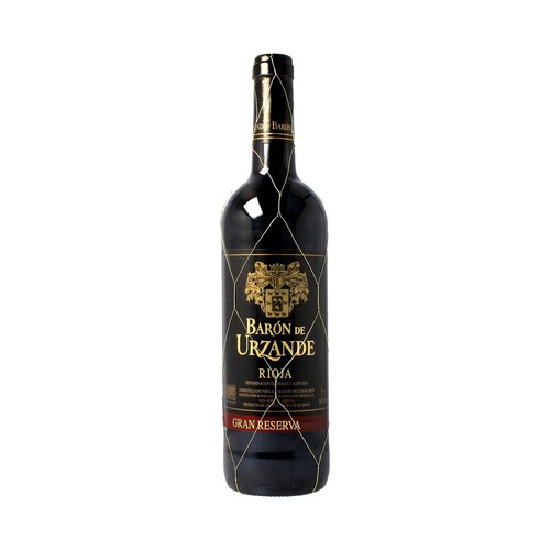 BARON DE URZANDE  Vino tinto gran reserva con D.O. Ca. Rioja botella 75 cl.