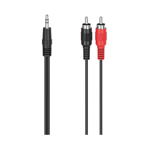 Cable audio SELECLINE de JACK 3,5mm macho a 2 RCA macho.