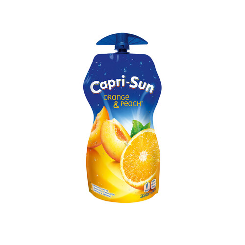 CAPRI-SUN Bebida refrescante a base de zumo naranja y melocotón 33 cl.