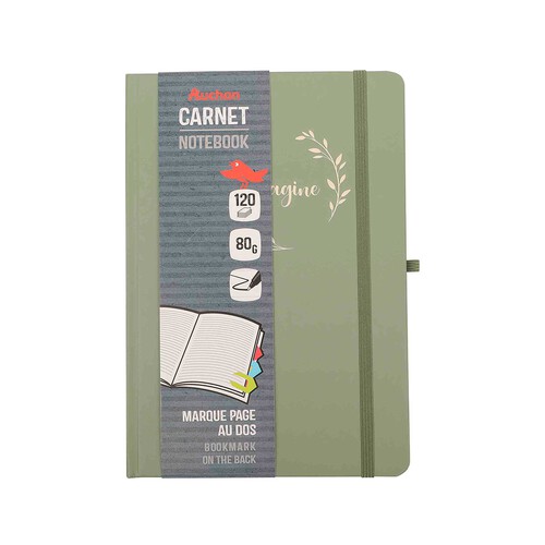 Cuaderno A5 80G 120H. Tapa Dura de Carton. 1 Raya Col Papel FSC PRODUCTO ALCAMPO