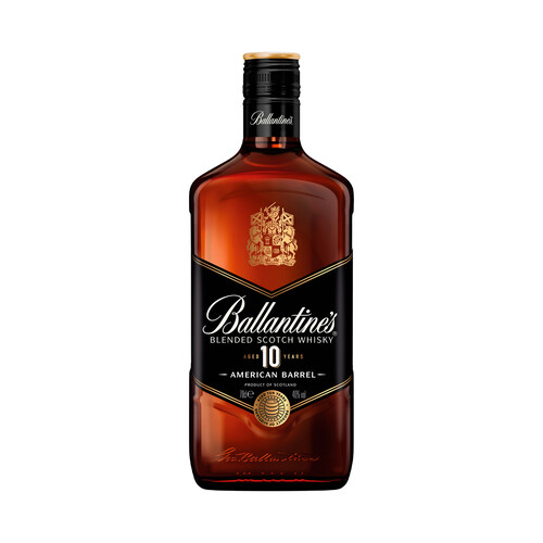 BALLANTINES Whisky blended (10 años) elaborado en Escocia botella 70 cl.