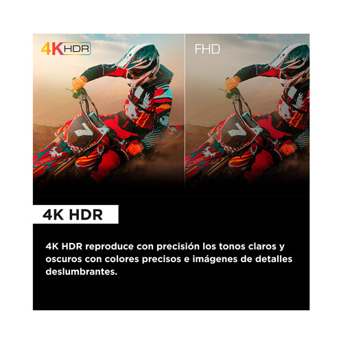 Televisión 215,9cm (85) TCL 4K, SMART TV, GOOGLE TV, HDR10+, Dolby Audio, USB, Bluetooth, HDMI 2.1, Game Master 2.0, Chromecast integrado. 