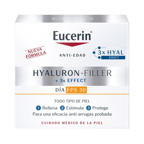 EUCERIN Crema antiedad de día, con factor de protección 30, para todo tipo de piels EUCERIN Hyaluron filler 50 ml.