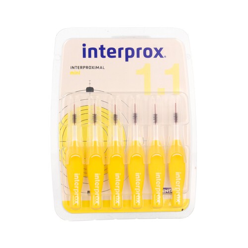 INTERPROX Cepillos interdentales tamaño mini INTERPROX 6 uds