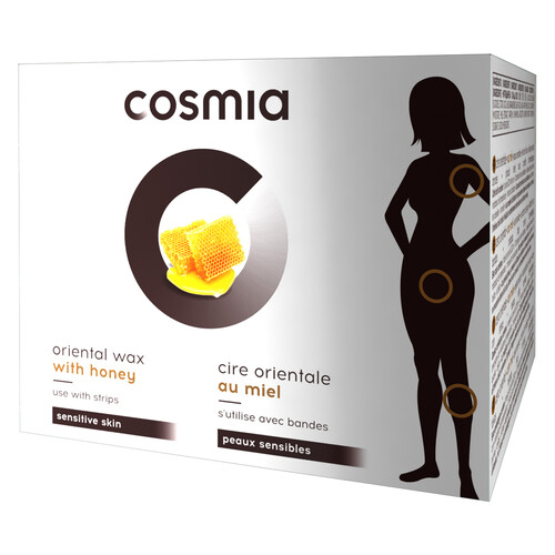 COSMIA Cera oriental enriquecida con miel, especial pieles sensibles COSMIA 250 ml.