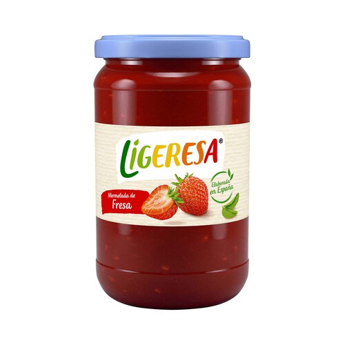 LIGERESA Mermelada de fresa con fructosa LIGERESA 330 g.