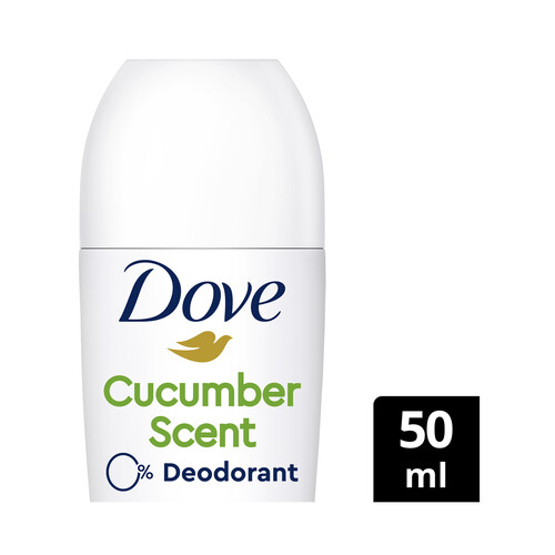 DOVE Desodorante roll on para mujer, con extracto de pepino DOVE Go fresh 50 ml.
