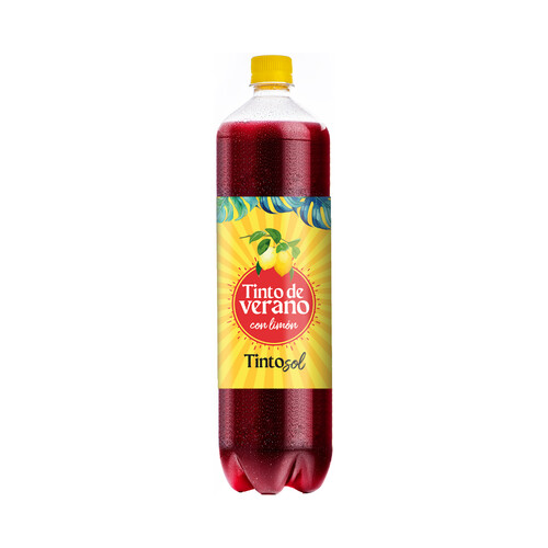 TINTOSOL Tinto de verano con un toque de limón botella de 1.5 l.