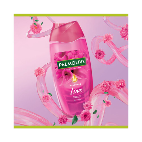 PALMOLIVE Alluring love Gel para baño o ducha con aroma a rosa y peonia 500 ml.