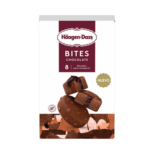 HÄAGEN-DAZS Bombones helados (bites) de chocolate 8 x 16 ml.