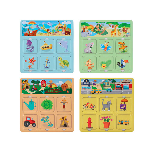 Juego educativo infantil de Loto, +2 años, ONE TWO FUN.