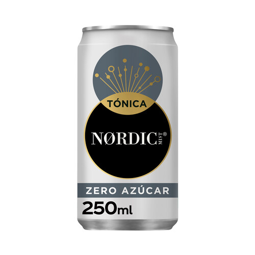 NORDIC MIST Original Tónica clásica zero azúcar lata de 25 ml.