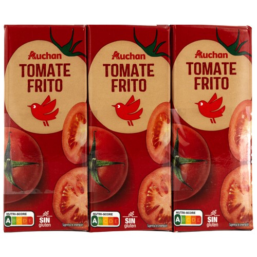 PRODUCTO ALCAMPO Tomate frito brik de 3 uds x 200 g.