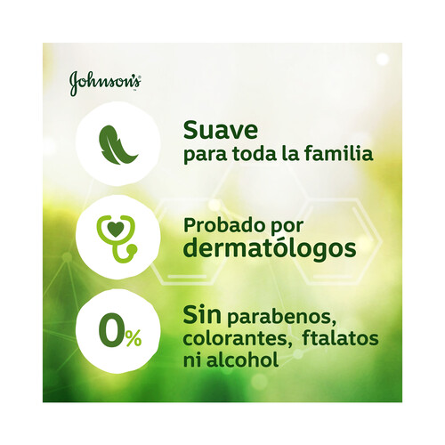 JOHNSON'S Polvo 99% natural a base de plantas (formulado con Maicena) 200 g.