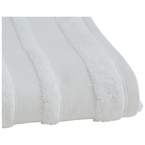 Toalla lisa de ducha color blanco, 650g/m², ACTUEL.