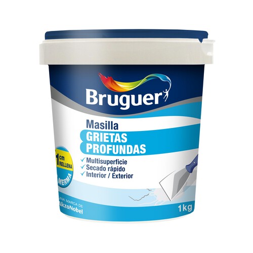 Masilla grietas profundas BRUGUER, 1Kg.