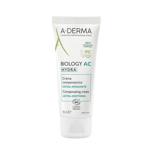 A.DERMA Biology ac hydra Crema compensadora ultracalmante 40 ml.