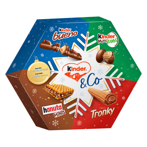 KINDER Hexágono mix 174 g.