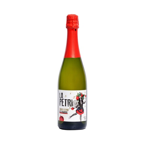 LA PETRI Sidra extra espumosa botella 75 cl.