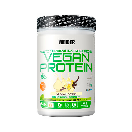 WEIDER Proteínas en polvo, sabor vainilla WEIDER 540 g.